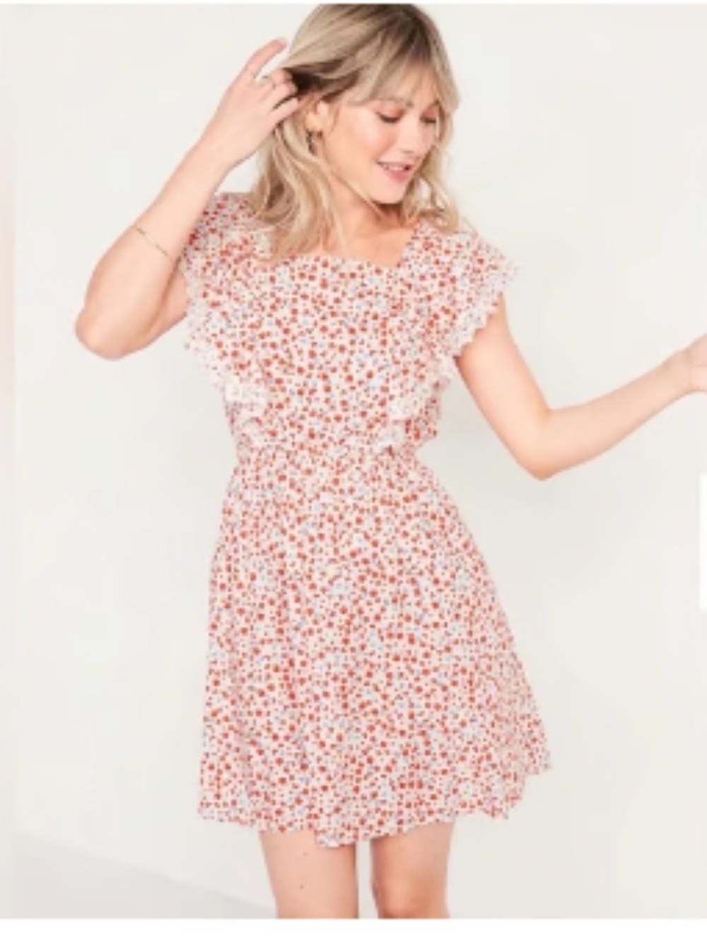 Old Navy Summer flutter Mini Dress with Pockets